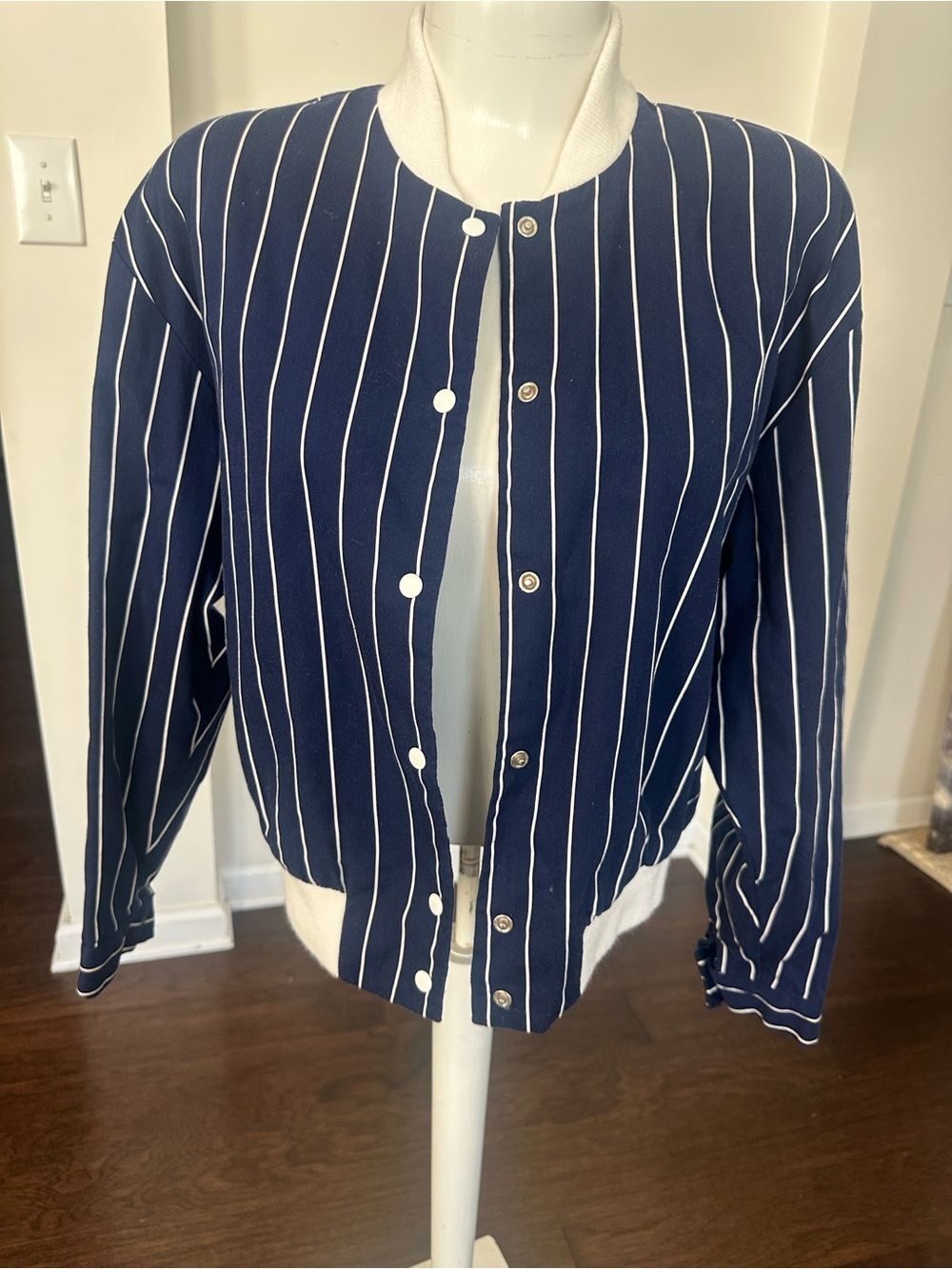 Lillie Rubin Vintage 1970’s Striped/Polka Dot  Bomber Jacket 2/4